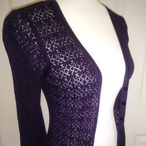H & M Plum Cardigan